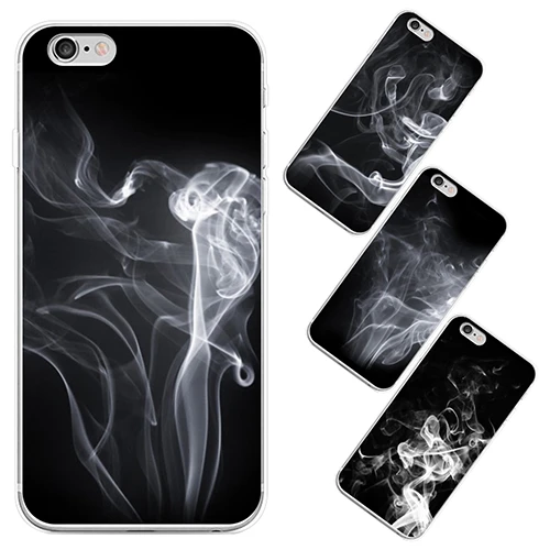 Abstract Black Background White Smoke Phone Case for iPhone 4|case for  iphone|phone casescase for iphone 4 - AliExpress