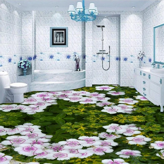 Beibehang Custom Floor Painting Living Room Sea Spray Surf Beibehang Custom Floor Painting Living Room Sea Spray Surf Decoration Self