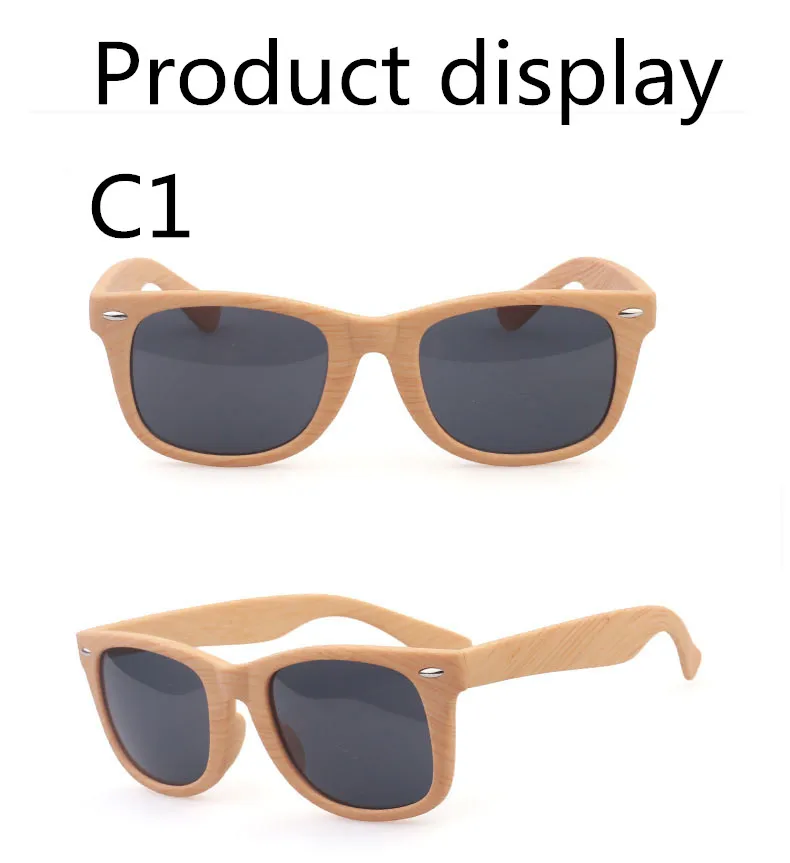 ASUOP2018 new retro wood grain ladies sunglasses fashion leopard men's glasses 100% UV400 reflective UV square driving goggles (2)