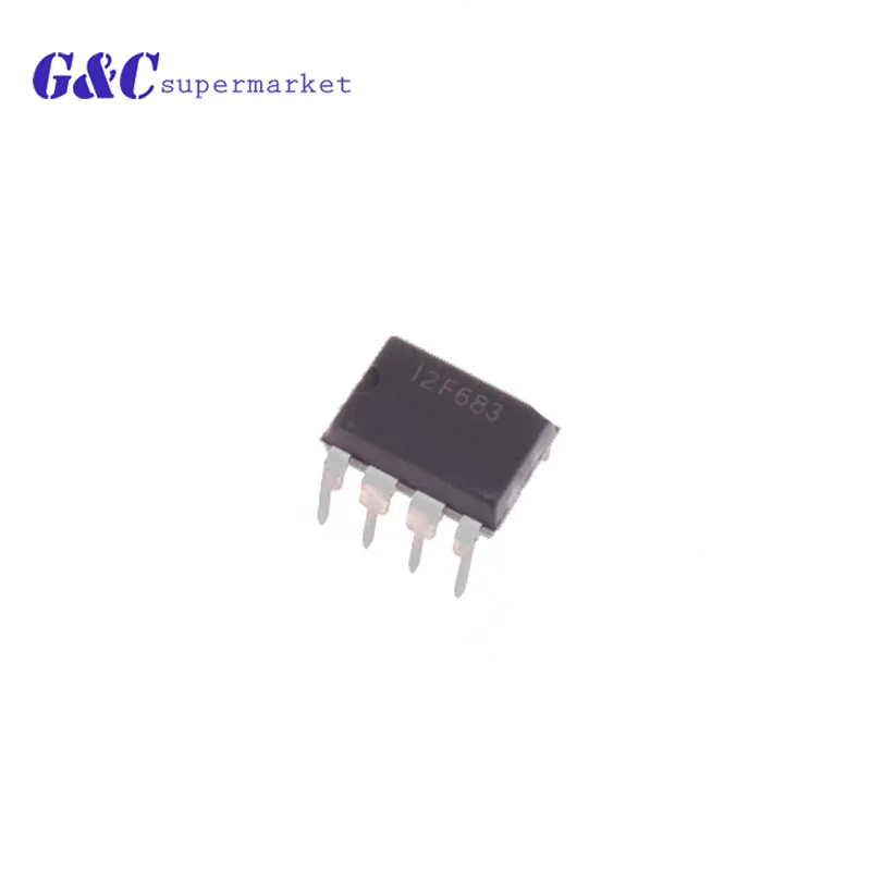 5 шт. PIC12F683 I/P 12F683 DIP 8|Интегральные схемы| |