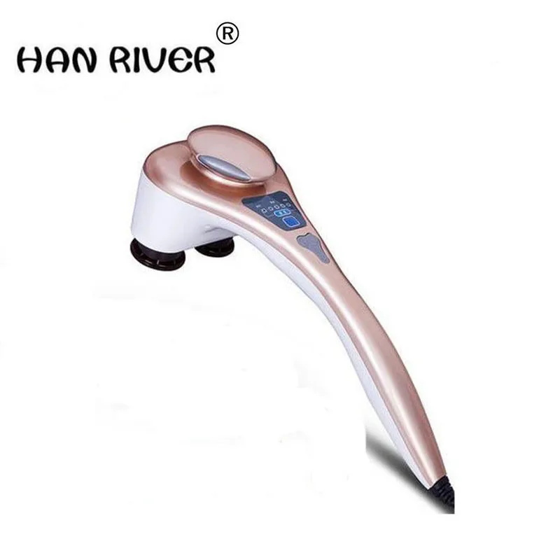 Double slider massage stick dolphin massage device electric cervical