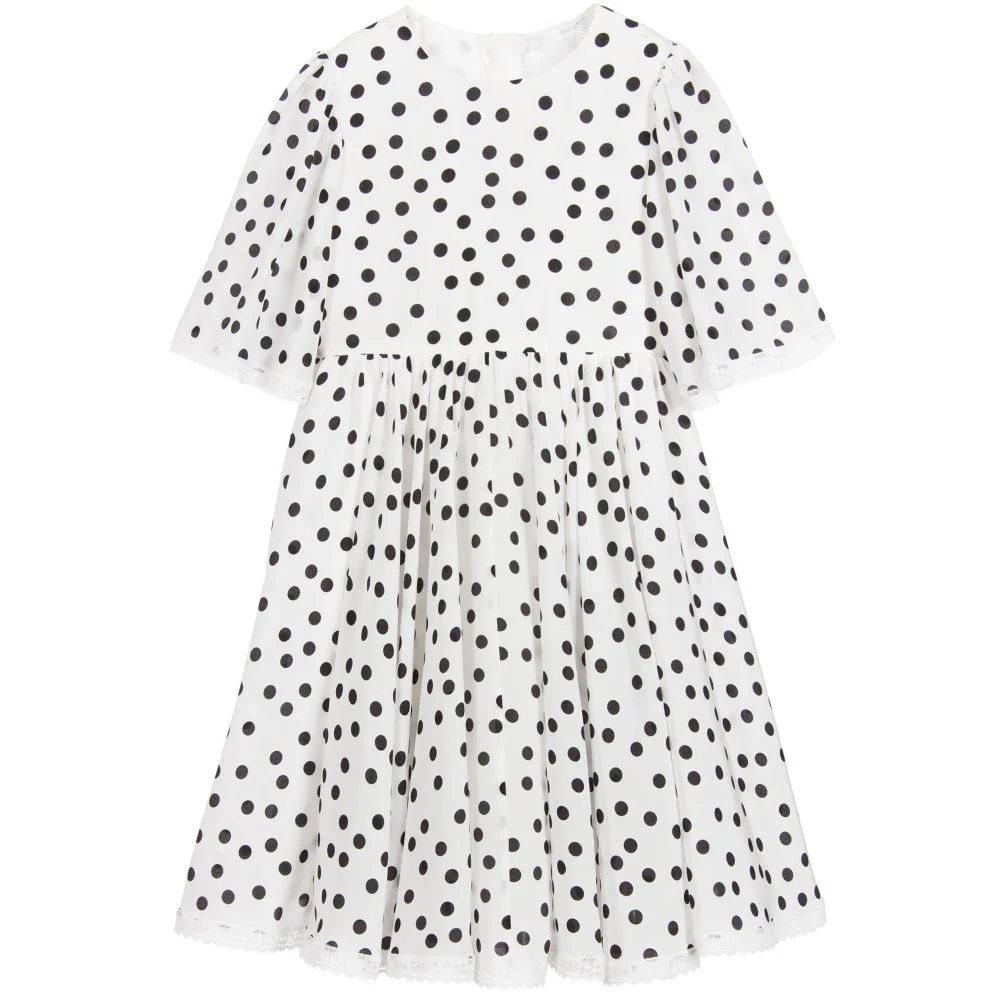 

Girl Dress Summer 2020 Brand Kids Dress Printing Dot Robe Enfant Fille Princess Dress Girls Clothes For Party Kids Clothing