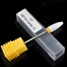 Профессиональный дизайн ногтей керамическая кукурузная Шлифовальная головка сверло Электрический Маникюр Педикюр резак машина аксессуары салонный инструмент белый XF Тип