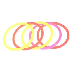 5 шт./компл. бросок круг игрушки Красочные Hoopla складывающиеся кольца разделяемые для детей детские спортивные игрушки