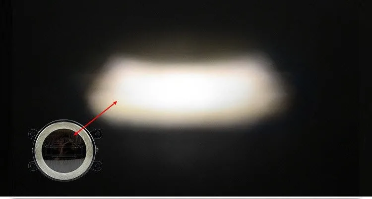 Eemrke для Ford Explorer 2013 2014 2015 3in1 СИД DRL Ангел глаз противотуманных фар автомобиля для укладки Высокая Мощность Габаритные огни аксессуар