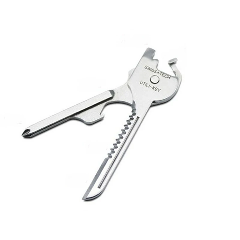 6 в 1 полезный многофункциональный нож практичные швейцарские технологии Utili ключ наружная отвертка-открывашка брелок походные инструменты для кемпинга