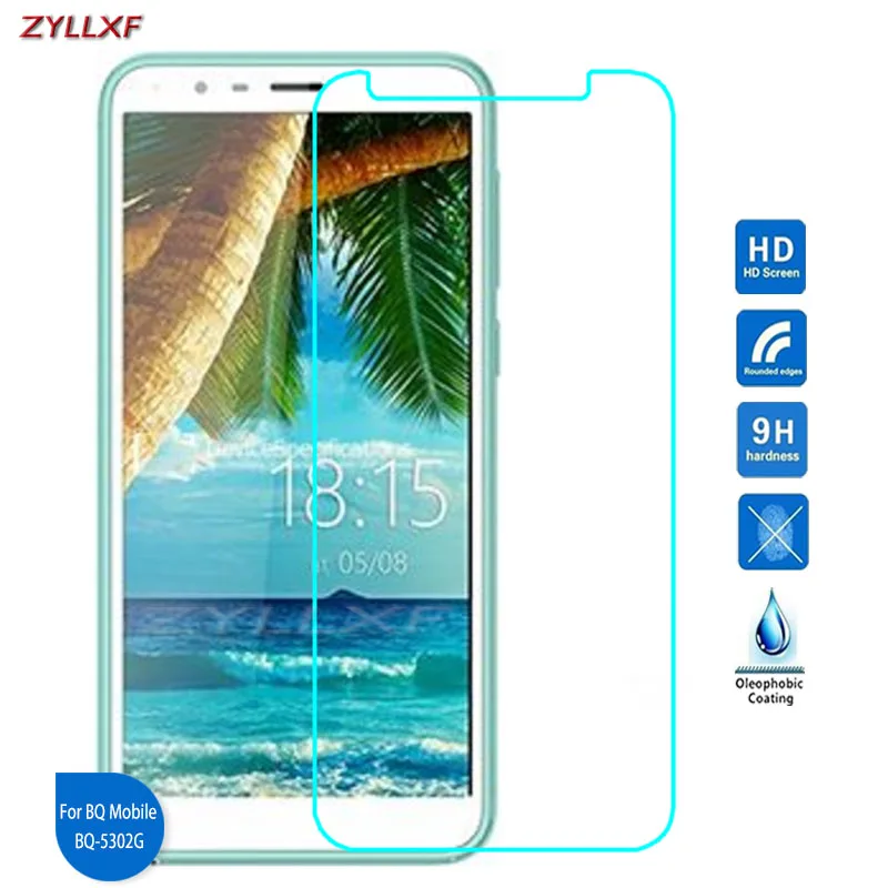 

For BQ Mobile BQ-5302G Velvet 2 Tempered Glass Screen Protector Film 5.34 inch 9H 2.5D Safety Protective Film On BQ 5302G