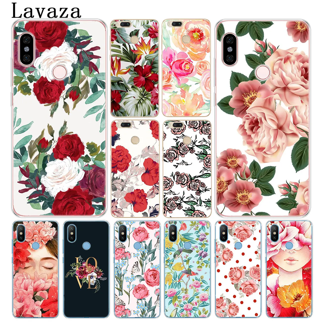 

Lavaza Flowers rose peony Pink sunflower Hard Phone Case for Xiaomi Redmi K20 7A 6A 4A GO S2 Note 8 7 5 4 4X 6 Pro Plus Cover
