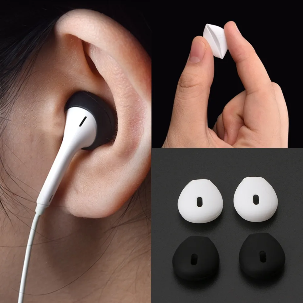 Buy 2Pairs Silicone in ear Headset Earbuds Cover Anti