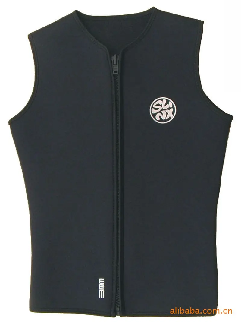3mm Neoprene 2017 Wetsuits Men's Premium Zipper Vest Diving Suits
