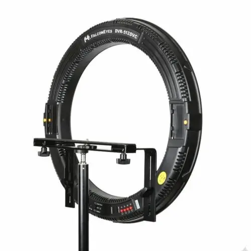 FALCON EYES 512 кольцо светодиодный панель 31 W 3000-5600 k освещение видео пленка непрерывный свет с 180 см осветительная подставка DVR-512DVC черный CD50