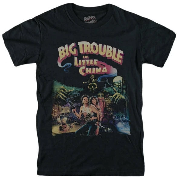

BIG TROUBLE IN LITTLE CHINA T-shirt Grosso guaio town Kurt Russell Carpenter