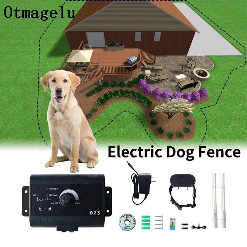 Koop 023 Veiligheid Hond Elektrische Hek Met Waterdichte Hond Elektronische Training Kraag Begraven Elektrische Hond Fence Containment System
