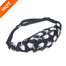 Nouvelles ventes chaudes 3d impression camouflage femmes de zipper sac Taille sac fanny packs bum sac Sac De voyage pour hommes bolsa feminina