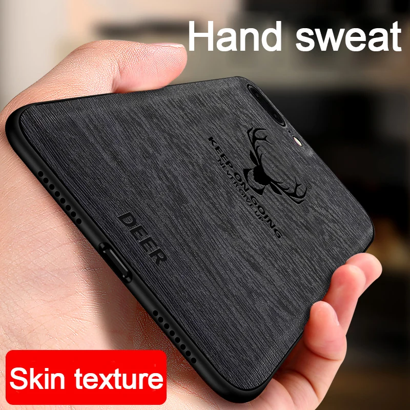 

Ultra-thin Cloth Texture Phone Case Luxury Soft Silicone Christmas Deer Batman Case For iPhone 6 6s 7 8 Plus X XS XR XS MAX