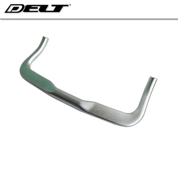 

DELT Road MTB Bicycle Cycling TT handlebar 31.8mm*400mm alloy Bike bend Rest handlebar Bullhorn Bar silver accessories