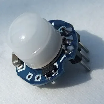 

Free Shipping 2PC mini human body sensor PIR Infrared Module Module pyroelectric infrared sensor probe