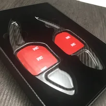 Автомобильный Стайлинг, углеродное волокно, рулевое колесо, весло, переключатель, удлинитель, Накладка для AUDI A3 A4 A5 A6 S6 S7- S5 2012