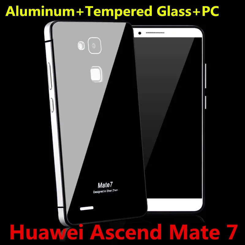 Funda para Huawei Ascend Mate 7, metal & vidrio templado & PC ,Huawei Ascend Mate Funda + gratis|cover definition|cover hallsgift candle - AliExpress