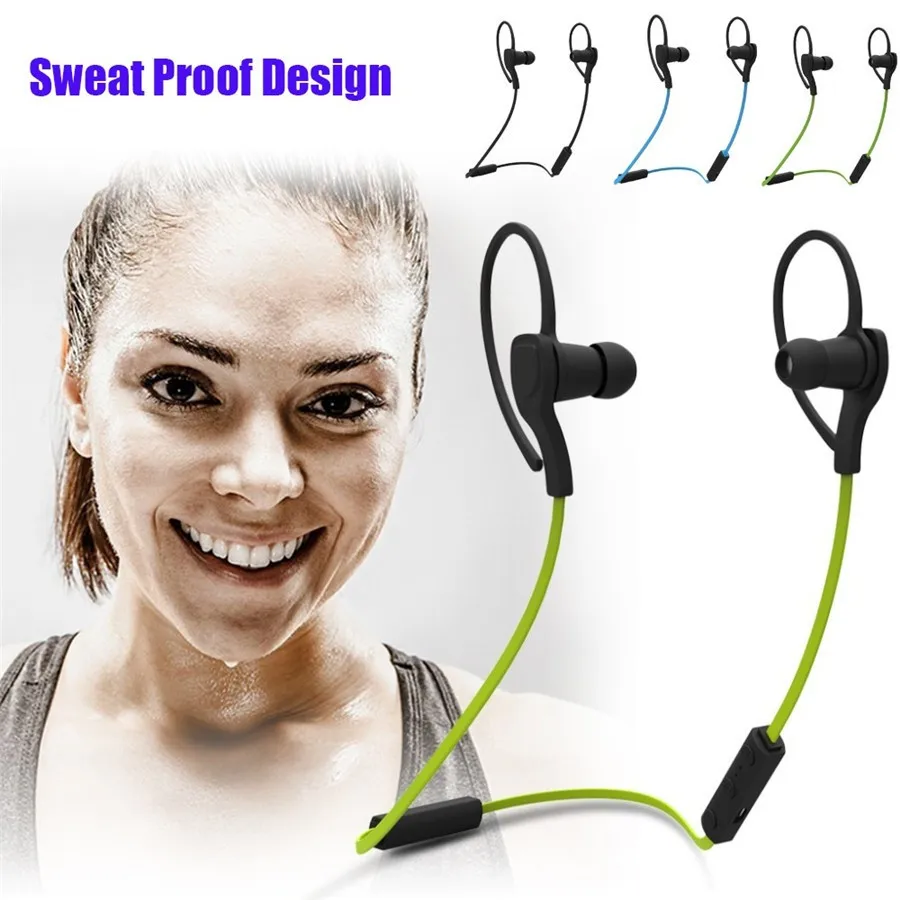 DOITOP Sport Music Earphone Bluetooth Wireless Stereo Headphone Waterroof Handsfree Running Headset With Mic for Smartphone
