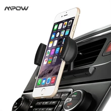 Mpow MCM9A CD Слот Автомобилей Air Vent Горе Стенд Держатель С Весны Владельца 360 Градусов Вращения для iPhone 7 6 Плюс 6 S SE/Samsung S7