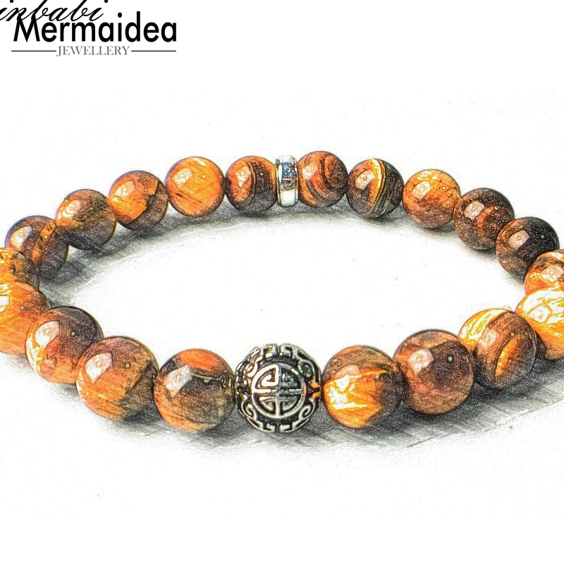

Great Blessing Guru Bead Ethno Heart Buddhist Mala Prayer Bracelet Rebel 925 Sterling Silver Jewelry Gift For Men Women