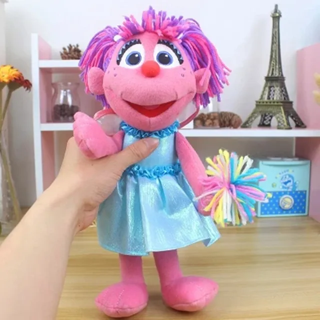 Sesame Street 32CM Elmo Abby Plush Toy Stuffed Toys Birthday Presents For Children Christmas Doll