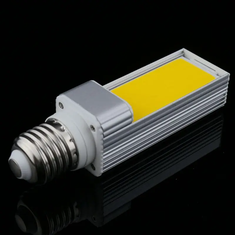 1 шт./лот горизонтальная лампа LP 10 Вт 12 15 COB LED E27 G24 4 G23 кукуруза с теплым белым
