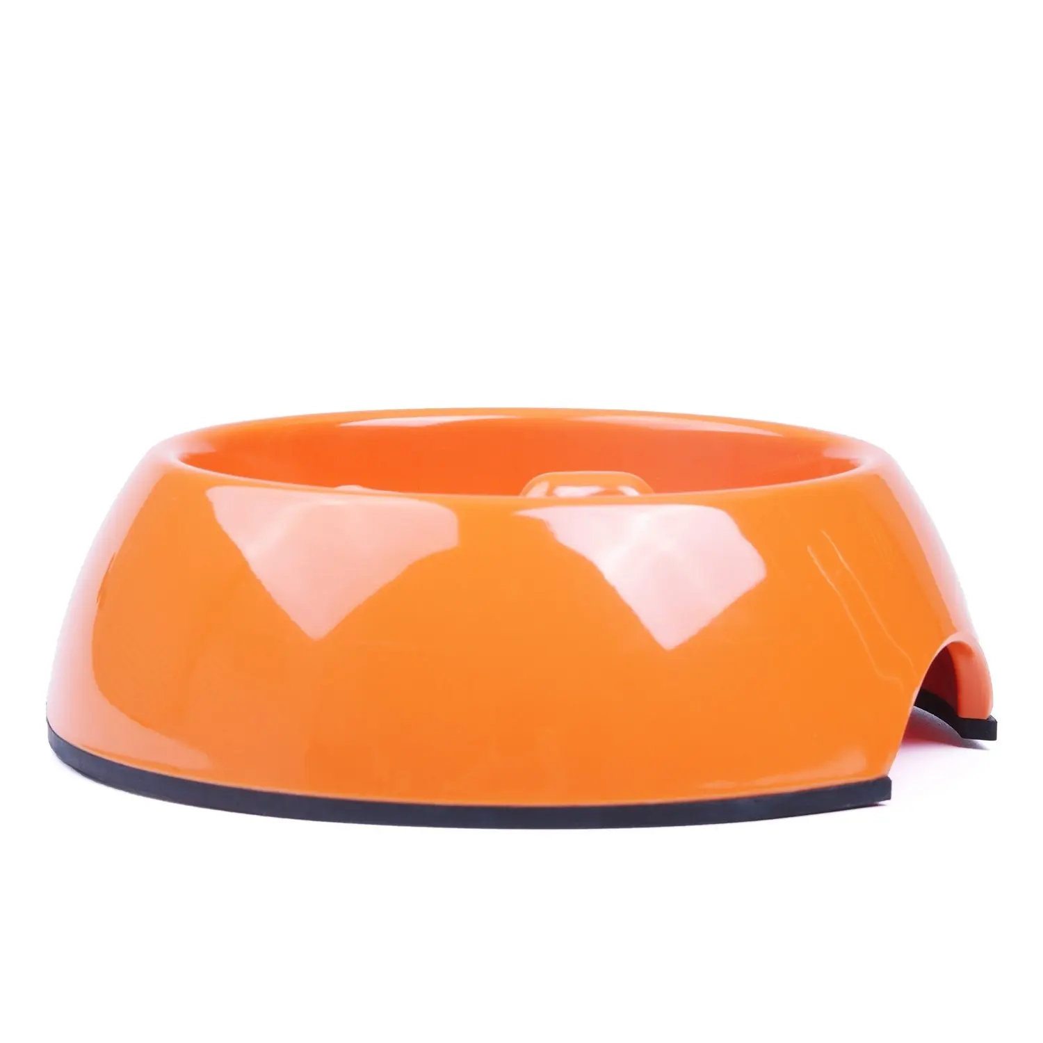 Супер дизайн сверхмощная меламиновая Нескользящая медленная миска для домашних животных для собак и кошек