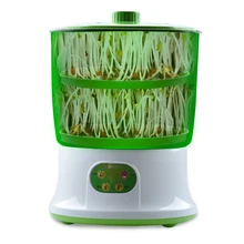 Горячая домашний интеллект ростки фасоли машина обновления большой емкости Авто Термостат зеленых семян выращивание бобов машина HA199
