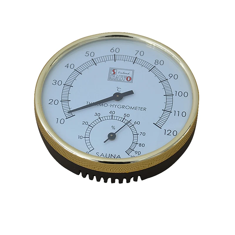 Dry Sauna and Steam Room Accessary Thermometer Hygrometer in Metering