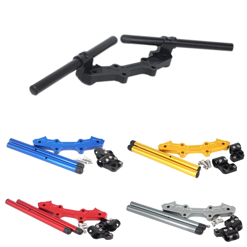

Motorcycle Adjustable Clip-On Adapter Plate & Handlebars Handle Bar Set for Yamaha MT-07 FZ-07 2014 2015 2016 2017
