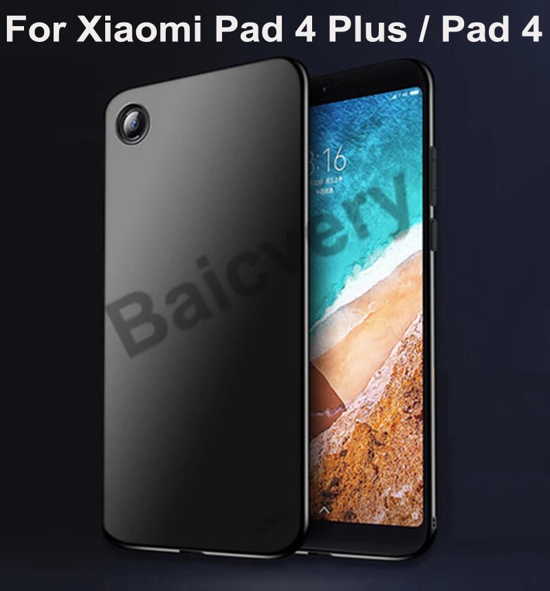 Full Body Protect Matte Case for Xiaomi Mi Pad 4 Plus 10.1 inch TPU Cover 360 Protection Silicone Fundas Pad4 | Мобильные телефоны