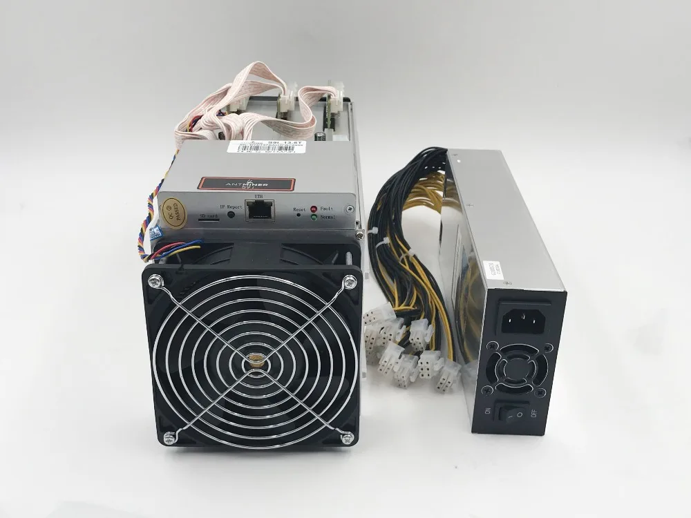 Старый стиль Antminer S9-13.5TH/s с БП битмайн Майнинг машина лучше чем Antminer l3+ v9 T9