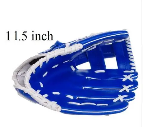 Кожа ПВХ bluebrownblack 10," /11,5"/12," издалека Открытый Командные виды спорта бейсбол Перчатки для мужчин и женщин дети практике оборудования - Цвет: for youth