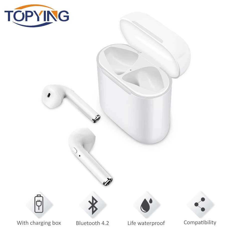 

i9 Wireless Bluetooth Earphones Sport Running Headphone True Wireless Earbuds Stereo Bluetooth Earphones for iOS Android Phone