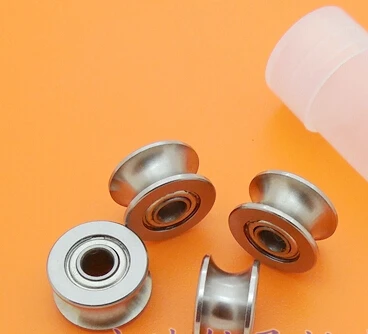 

Free shipping 20pcs U624ZZ U624 U groove deep groove ball bearing 4x13x7mm for 5.5mm shaft carbon steel