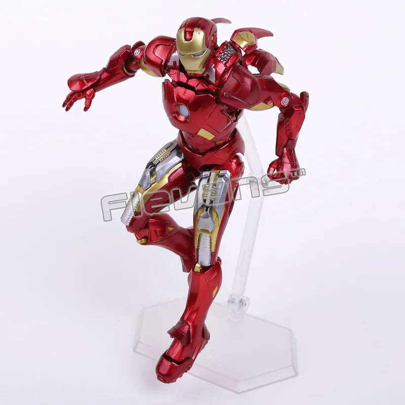 Figma 217/EX-026/EX-018 Железный человек Mark VII MK 42 ПВХ фигурка Коллекционная модель игрушки