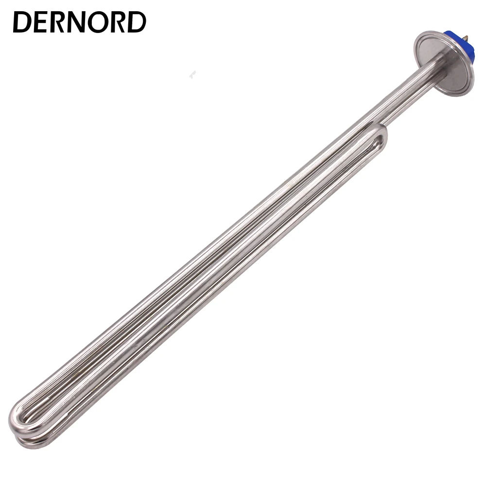 DERNORD 240 в 5500 Вт 1,5 "Tri-clamp (OD50.5mm) Домашний пивоваренный нагревательный элемент Электрический водяной погружной нагревательный элемент