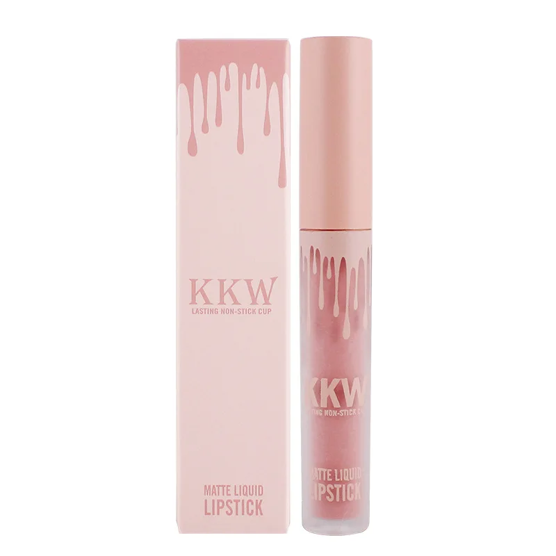 

2018 New Lady Makeup Waterproof Liquid Lip Gloss Pop Matte Llipstick Lasting Kilie Lip Tint Red Pop Kyliejenner Lipsticks