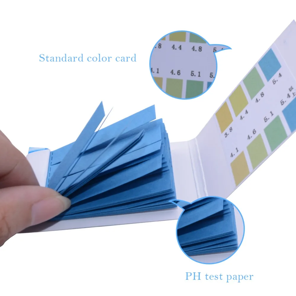80 полосок/упаковка 10 упаковок/партия тест-полоски pH полный ph-метр PH контроллер 1-14st 6,4-8 5,4-7 5,5-9 3,8-5,4 индикатор лакмусовой бумаги