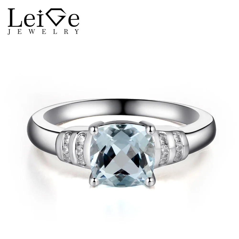Украшения leige натуральные аквамариновые кольца 925 пробы Серебряная Подушка вырезанные Свадебные обручальные кольца для женщин синий драго... Украшения leige натуральные аквамариновые кольца 925 пробы Серебряная Подушка вырезанные Свадебные обручальные кольца для женщин синий драго...