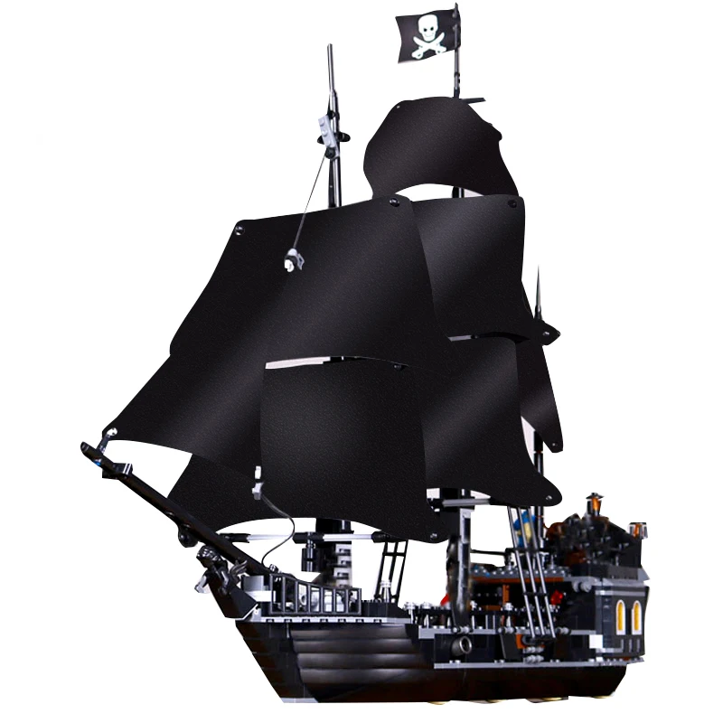 

Pirates Of The Caribbean Black Pearl Ship Model Building Blocks Educational Toys For Kids Compatible With Legoings Bricks Gifts