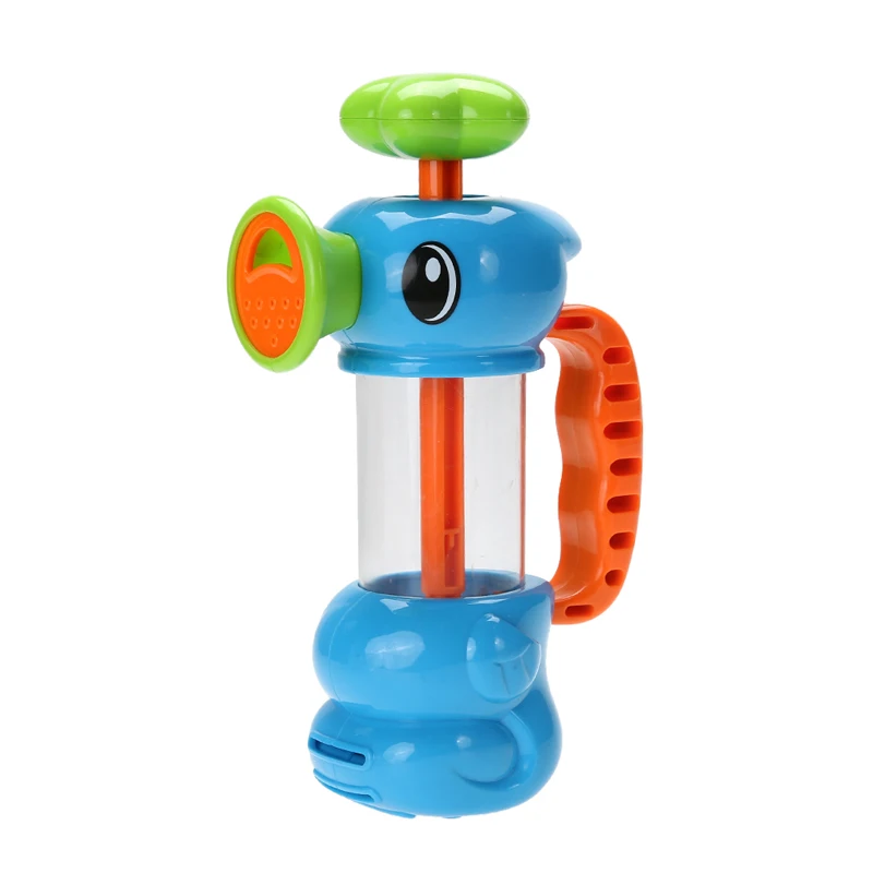 Baby Bath Pumping Toy Colourful Cute Hippocampal Shape Kids Bathing Tub ...