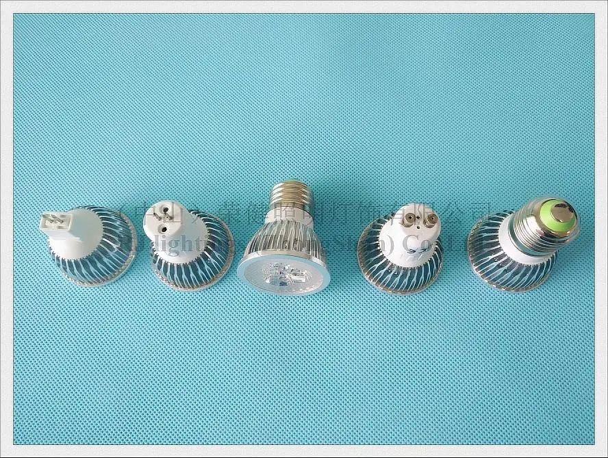 Алюминиевый Светодиодный точечный светильник Точечный светильник 3 светодиодный 3 Вт светодиодный лампы E27/GU10/GU5.3(MR16) AC85-265V вход CE ROHS Алюминий