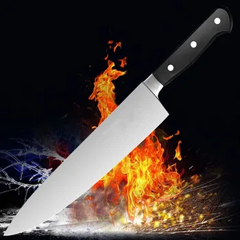 

LD German Stainless Steel Sashimi Sashayed Salmon Sushi Knife Fillet Knives Kitchen Fish Slicing Cooking Knife free shipping