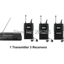11,11 UHF беспроводной в ухо сценический монитор системы TAKSTAR в ухо сценическая Беспроводная система монитора 3 приемника+ 1 передатчик WPM-200