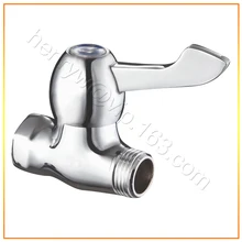 L15602-полудюймовый Мужской и Женский резьба хромированного цвета латунного материала ВКЛ и ВЫКЛ водопроводный клапан