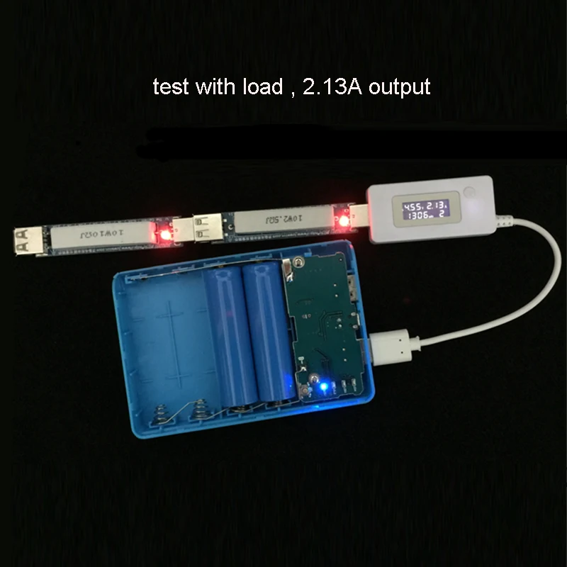 Зарядное устройство 5 В 2 А 18650 USB чехол для зарядки аккумуляторов сделай сам iPhone