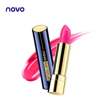 

NOVO Lipstick New Sexy Lip Makeup Non-stick cup durable flame lipstick Lip Blam Cosmetic Batom 8 Type for Choose